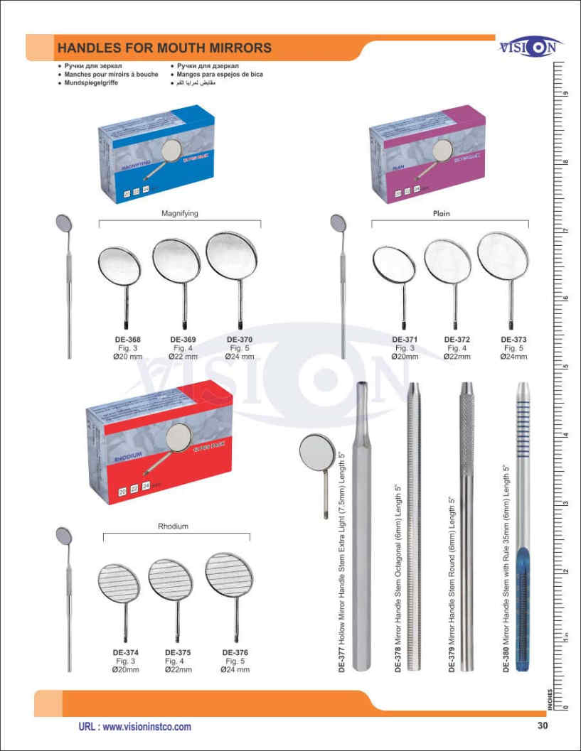 Vision Instruments Company Instruments